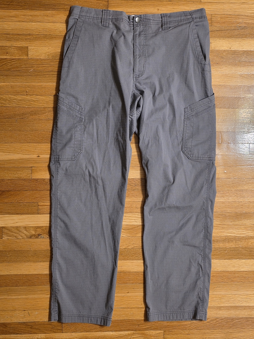 Carhartt Force Womens Large Relaxed Fit Ripstop Cargo Work Pant Lavendar Gray